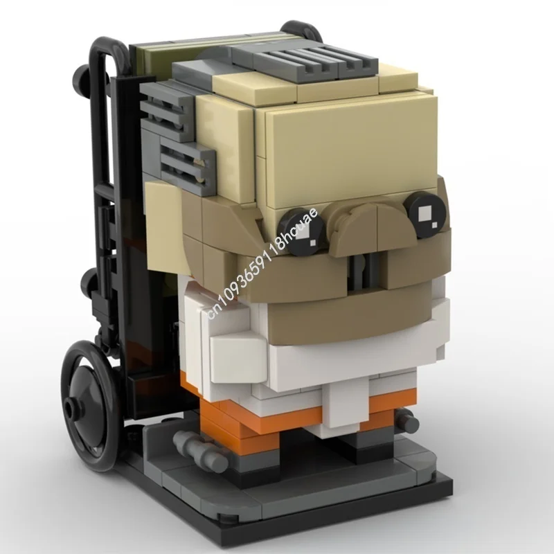 

207 шт. MOC Hannibal Lecter Brickheadz Brickheadzed модель здания Рождественский подарок блоки сборка игрушки DIY идея образование день рождения
