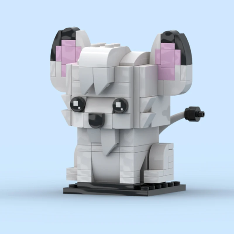 

139pcs MOC Kimba White Lion Brickheadz Model Building Blocks Christmas Gift Architecture Toys Creative Idea Education Brick