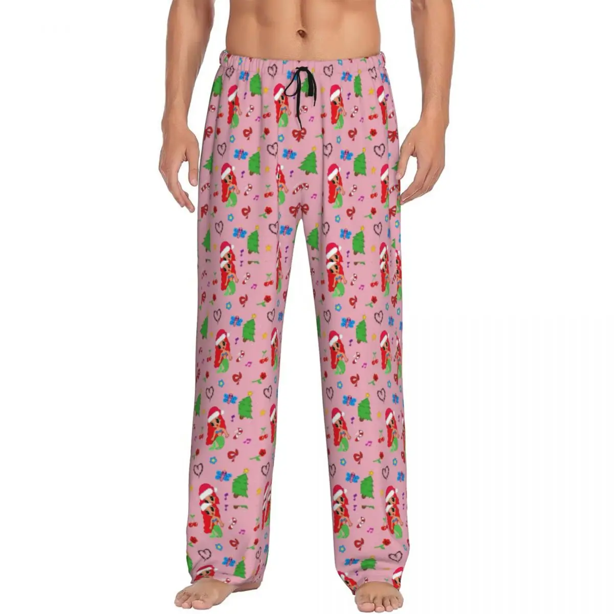 

Custom Men's Karol G Bichota Pajama Pants Printed Sleep Sleepwear Bottoms with Pockets