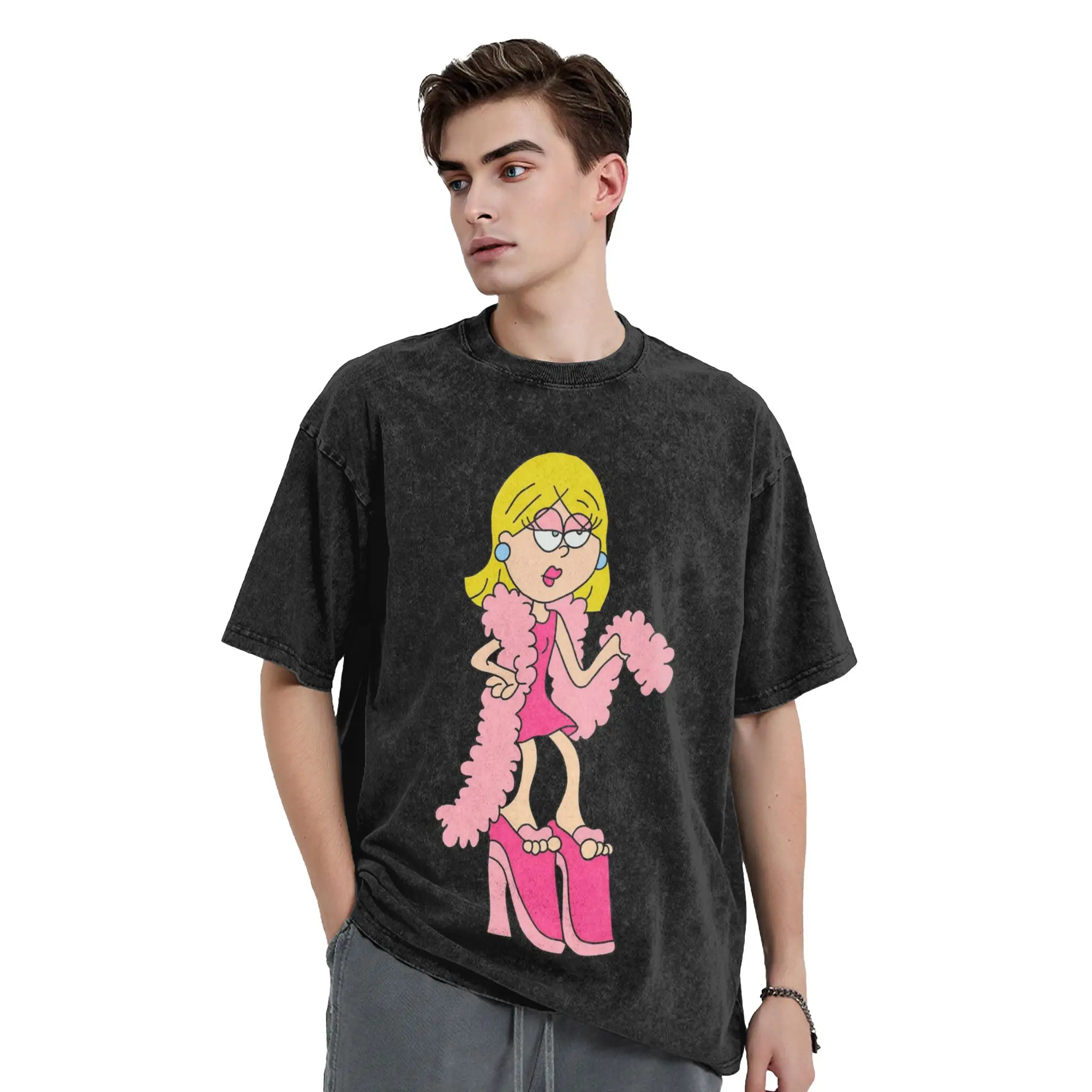 Lizzie McGuire T Shirt Summer  Streetwear T-Shirts Cotton Fashion Tshirt For Couple Short-Sleeve Custom DIY Tops