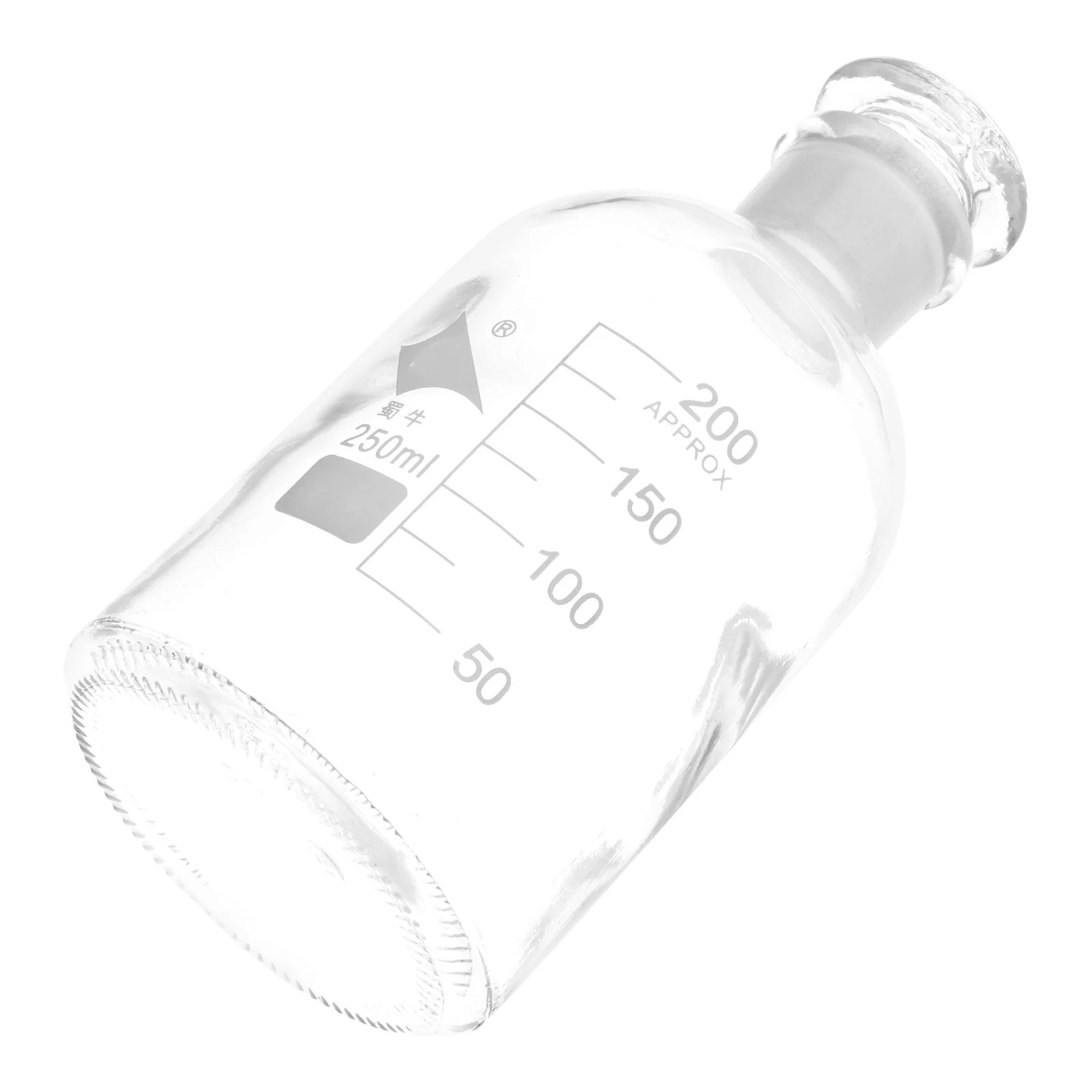 

1Pcs Chemistry Sample Bottle Wide Mouth Borosilicate Glass Laboratory Reagent Container Frosted Stopper Glass Reagent Bottle