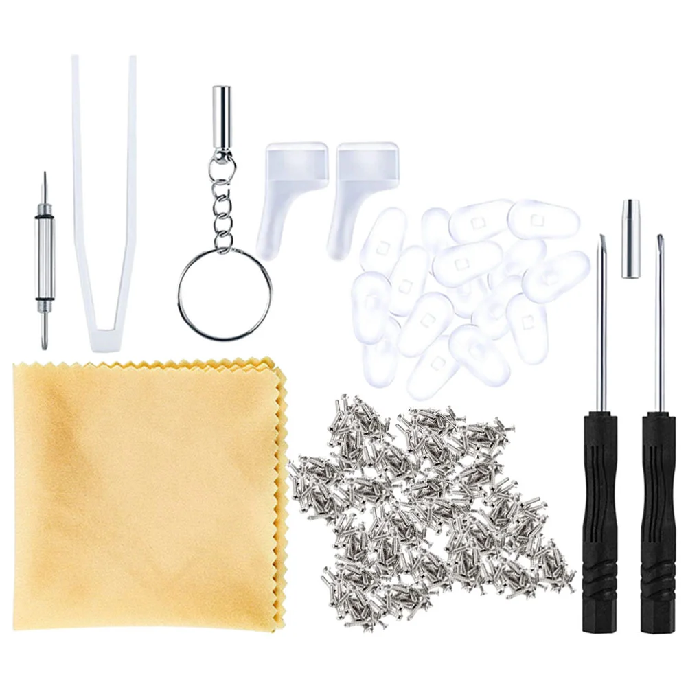 Kit de réparation de lunettes portable, outils, accessoires, tournevis, vis non ald-ald, remplacement, antarctique, gel de pton