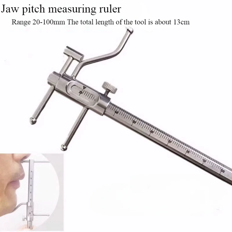 

Dental Measuring Ruler Vertical Distance Measurement Inlay Crown Digital Vernier Bone Ridge Thickness Oral Implant Ruler Tools