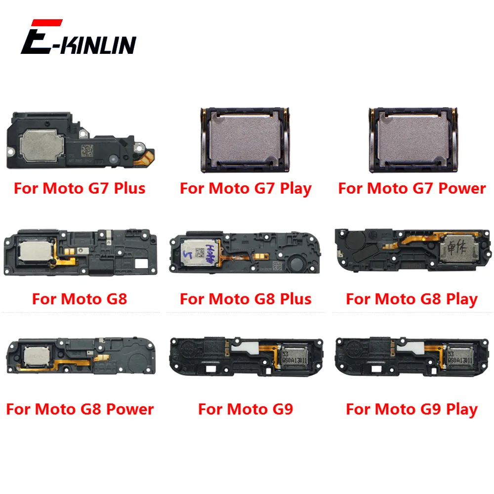 Main Back Buzzer Ringer Loud Speaker Loudspeaker Flex Cable For Motorola Moto G5S G7 G8 Plus Power G9 Play