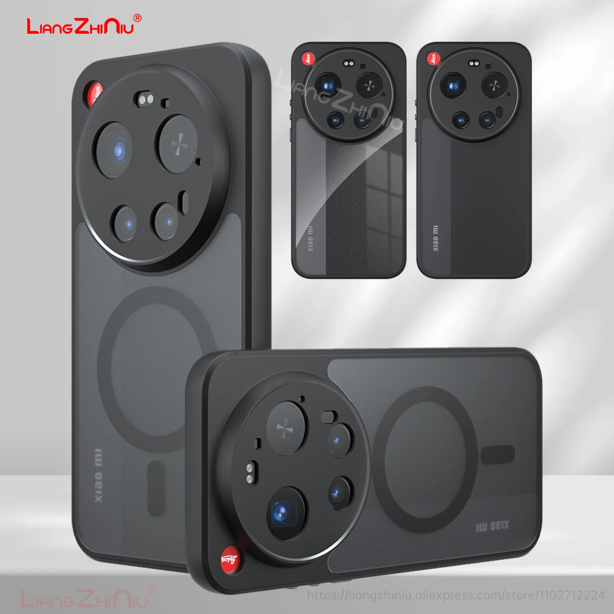 

Чехол для телефона Xiaomi 17 Ultra, магнитный ТПУ + ПК, подушка безопасности с защитой от отпечатков пальцев, матовый противоударный чехол «все включено», задняя крышка