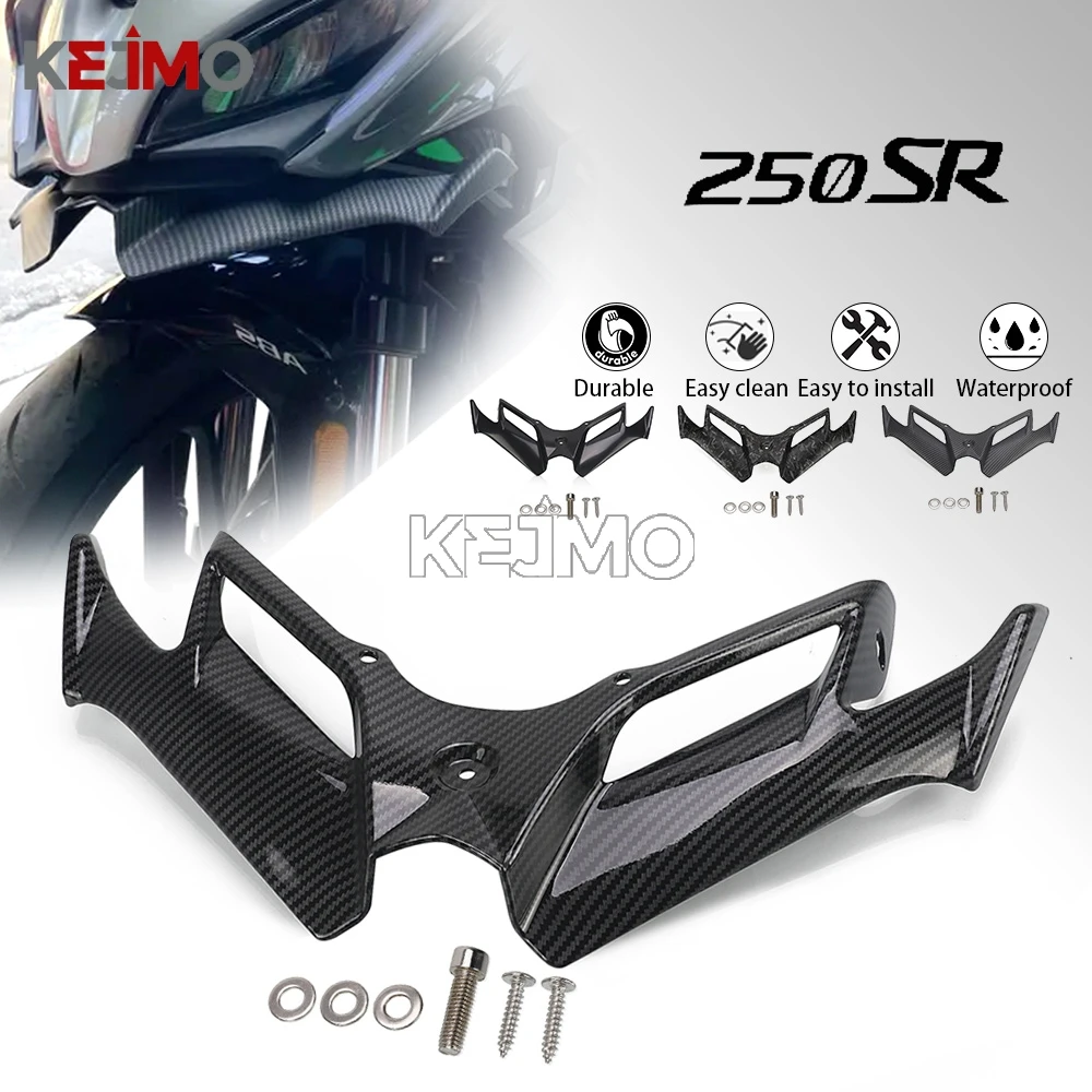 

Accessories Motorcycle For Kawasaki Ninja 300 / Ninja 250 EX300 2013 2014 2015 2016 2017 Winglet Aerodynamic Wing Kit Spoiler