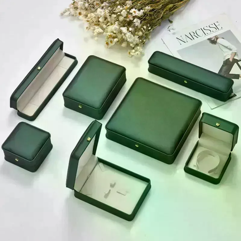 ジュエリーリングボックス PUレザー ジュエリーオーガナイザー 指輪 イヤリング ネックレス ペンダント ギフトディスプレイボックス プロポーズ 婚約 結婚式