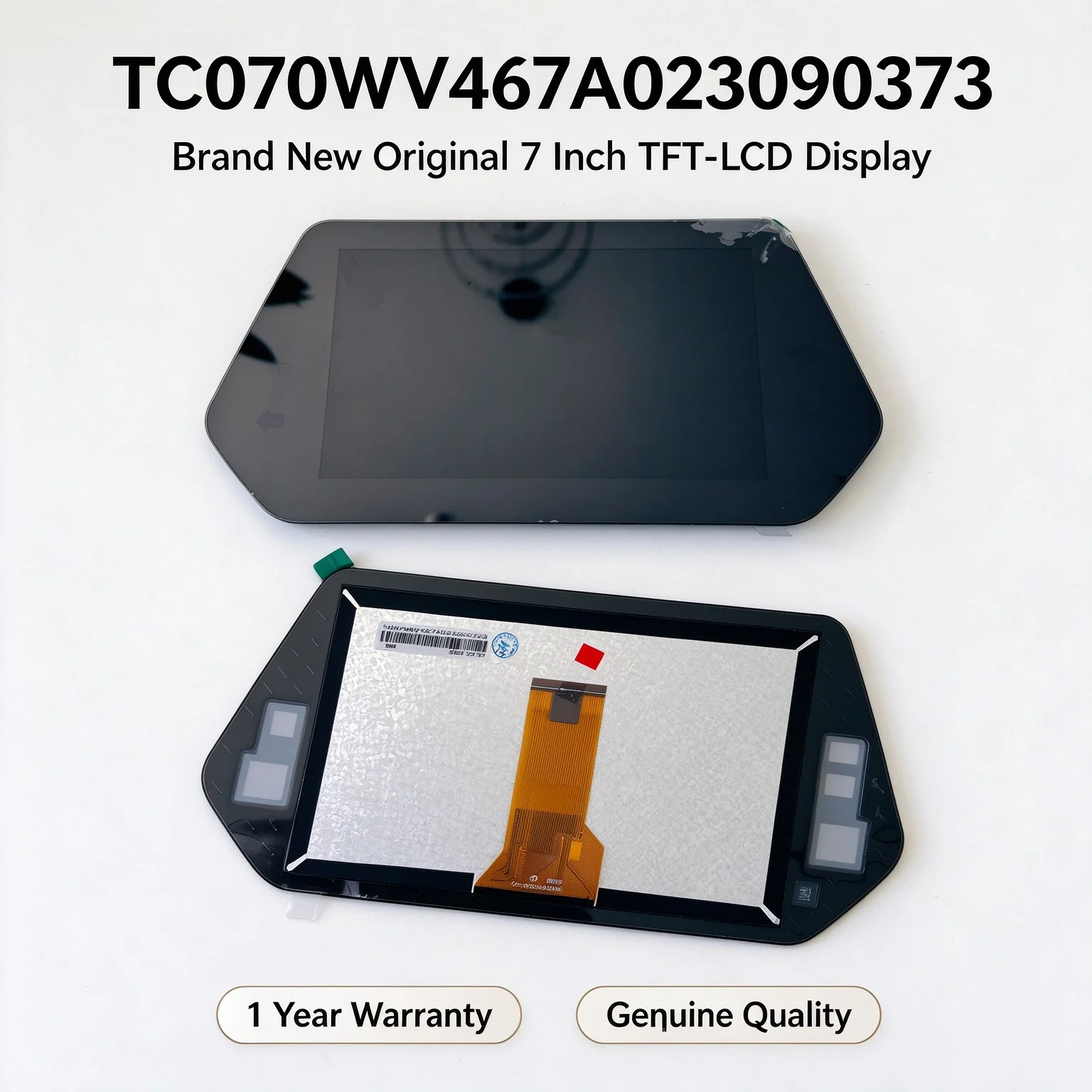 For TC070WV467A023090373 New Original 7 Inch Motorcycle Instrument Cluster WLED TFT-LCD Display Screen