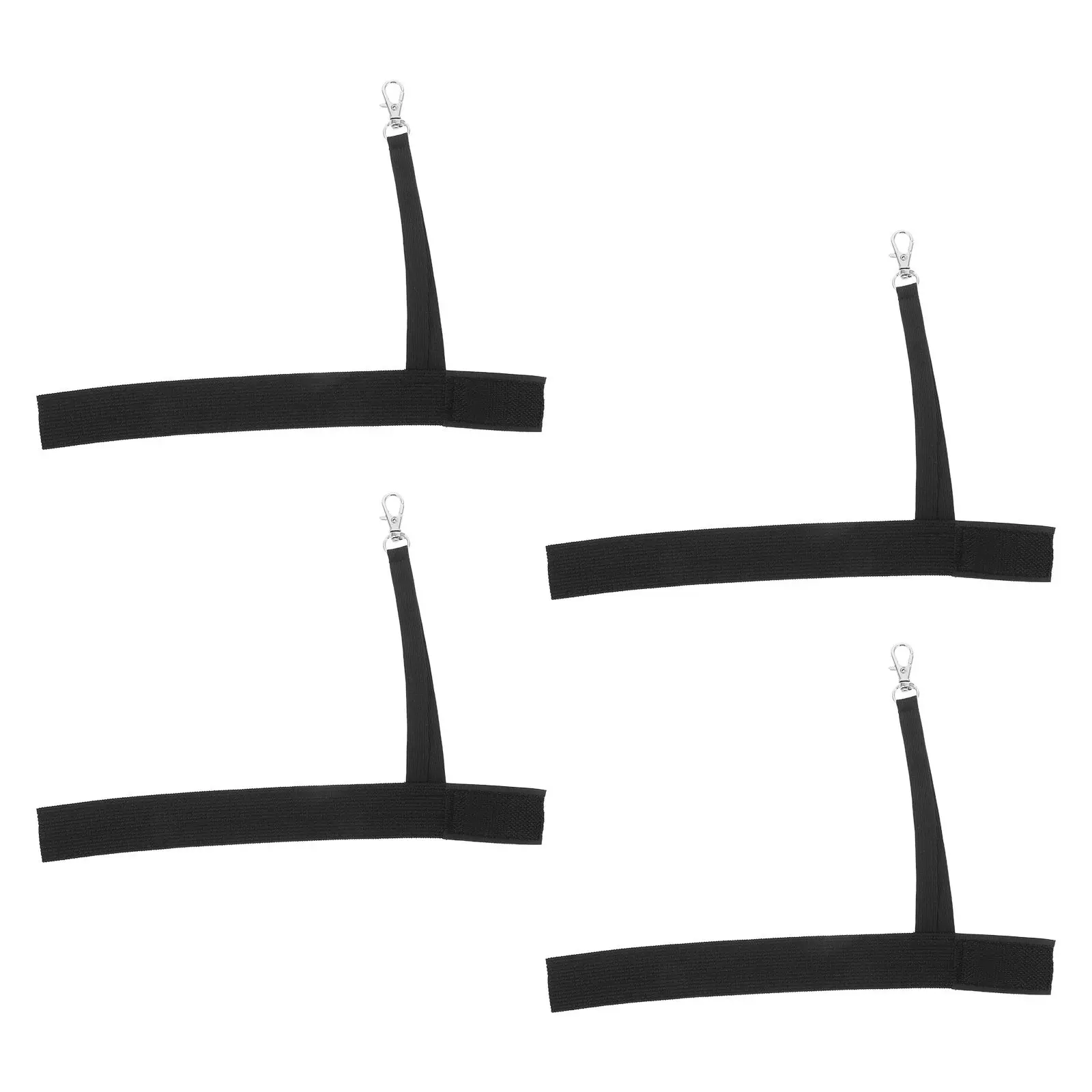 

2Pairs Black Ski Glove Wrist Strap Anti-Lost Safety Cord Elastic Secure Fit for Skiing Snowboarding Hiking Outdoor Sports