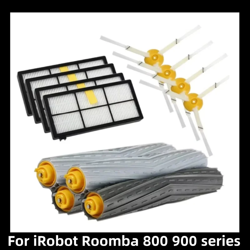 

Main Side Brush For iRobot Roomba 980 990 900 896 886 870 865 866 800 Robot Vacuum Cleaner HEPA Filters Brushes Kit Spare Parts