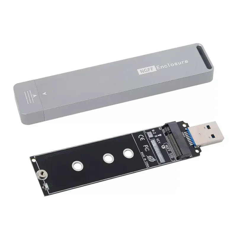 for NGFF Black USB 3.0 to 42mm M.2 SATA SSD Case Mobile U Disk U3