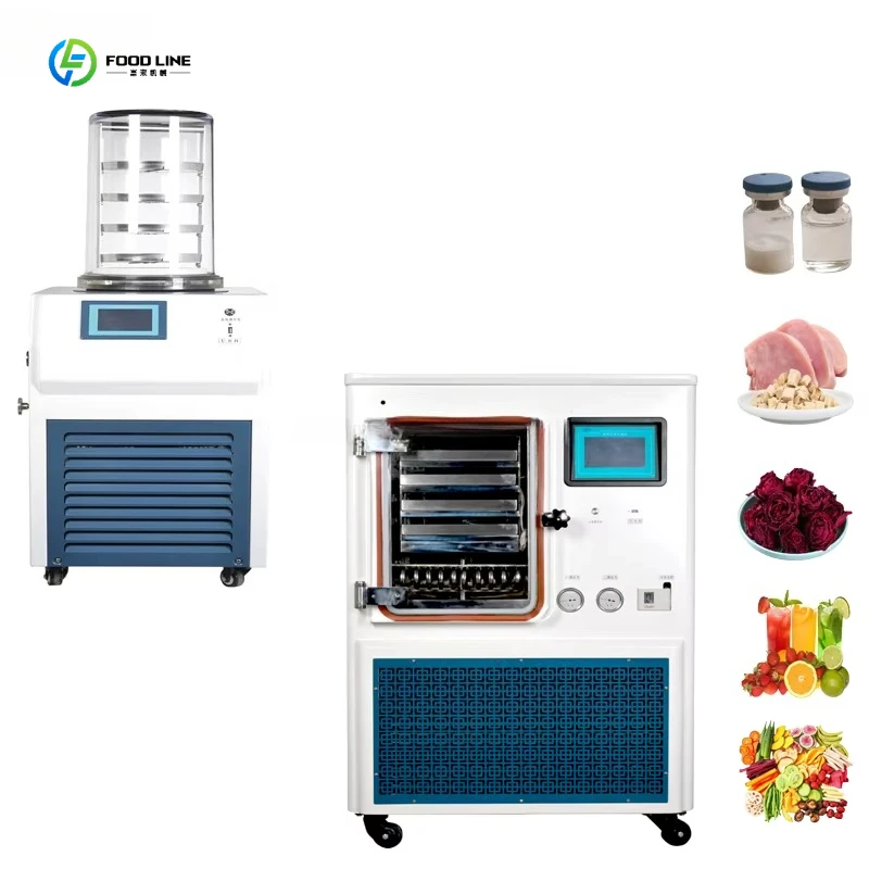 Small Candy Fruit Food Pet Treats Snacks Energy Saving Freeze Dryer Machine Home with Vacuum Pump Price Dry FL Customized