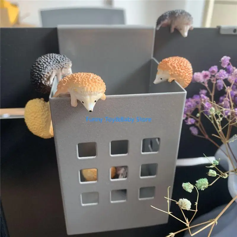 Mini Cup Cup สำหรับตุ๊กตา Hedgehog Resin Muturine Glass Desec