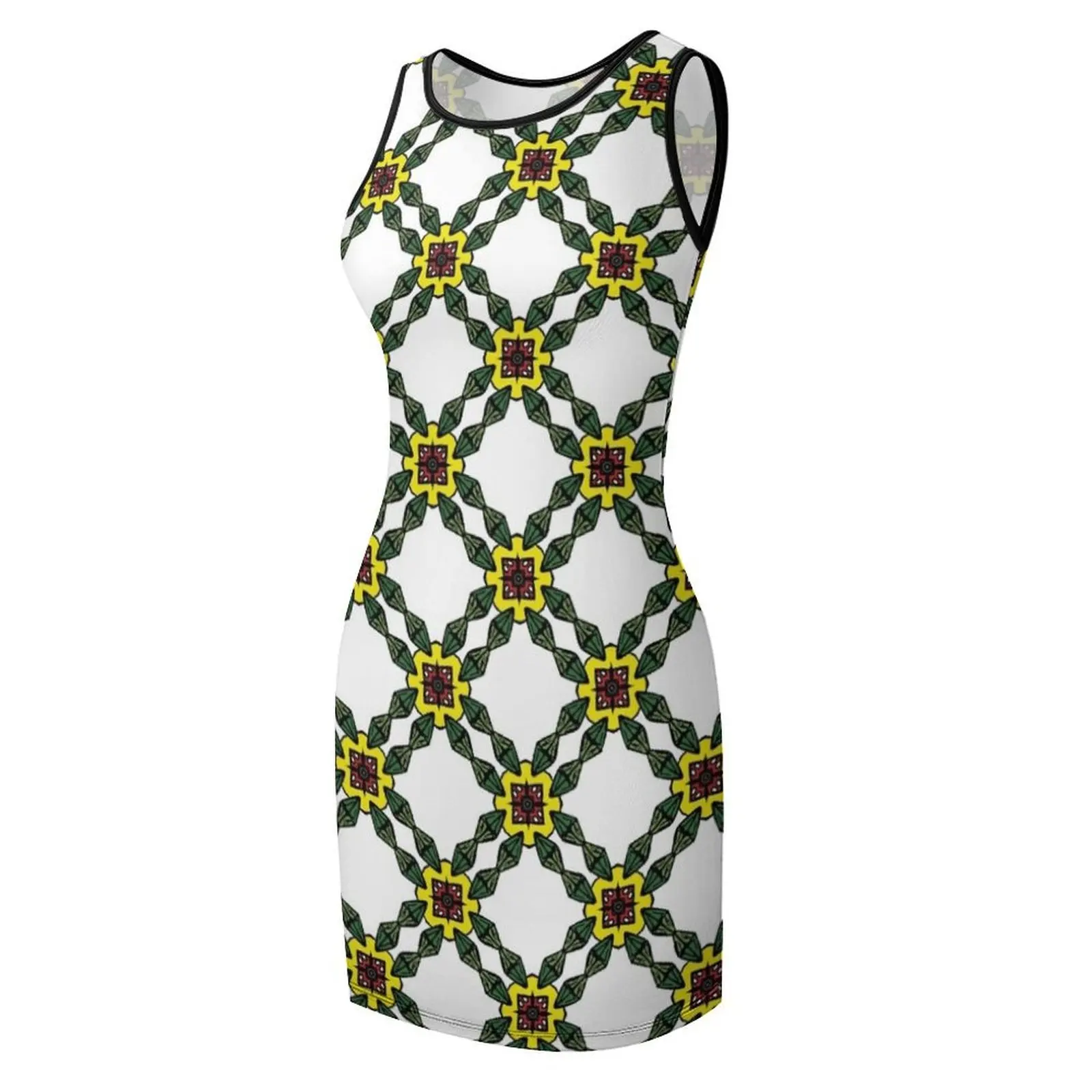 ชุดเดรสสั้นแบบไม่มีแขนลาย Plumbob Extreme สำหรับงานปาร์ตี้กลางคืน ชุดเดรสสำหรับผู้หญิงปี 2025 ชุดเดรสสำหรับงานพรอม ชุดเดรสสั้นเซ็กซี่ ชุดเดรสสุดเก๋