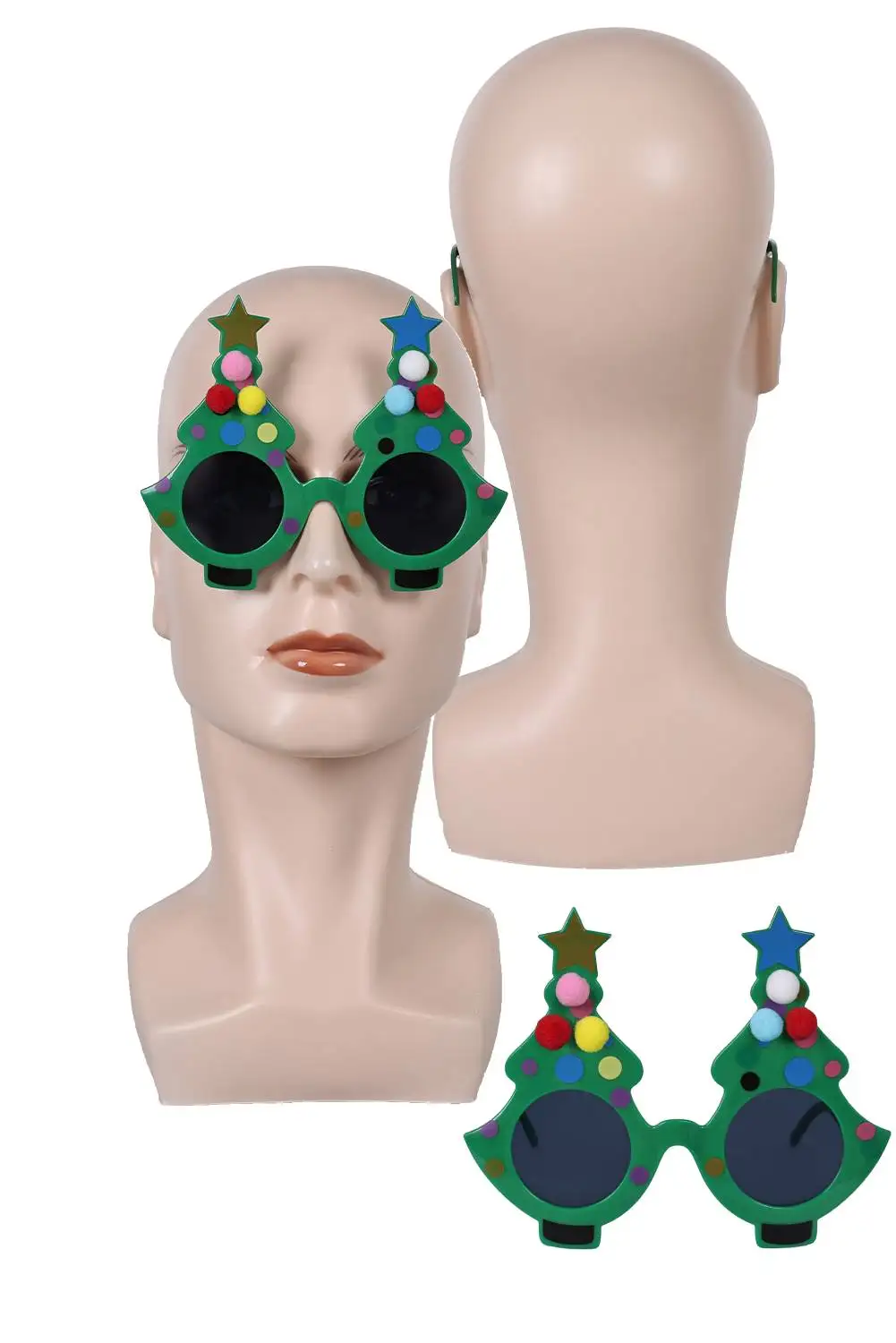 Gafas de árbol de Navidad, gafas de payaso para Cosplay, película terrorífica, accesorios de disfraz de Carnaval de Halloween, accesorios para adultos, hombres y mujeres