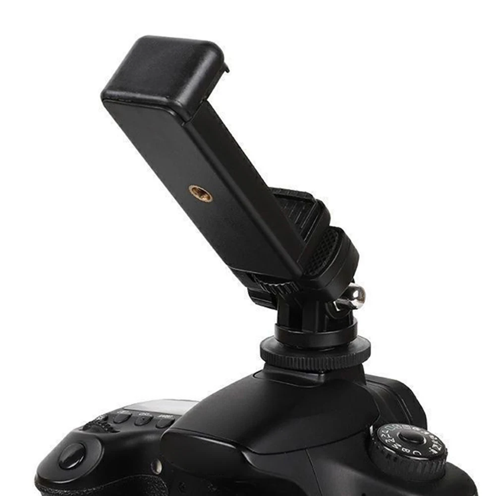 Handy Stativ Mount Adapter Kamera Blitzschuh Halterung Smartphone Stativ Halterung 360 Grad Drehbar