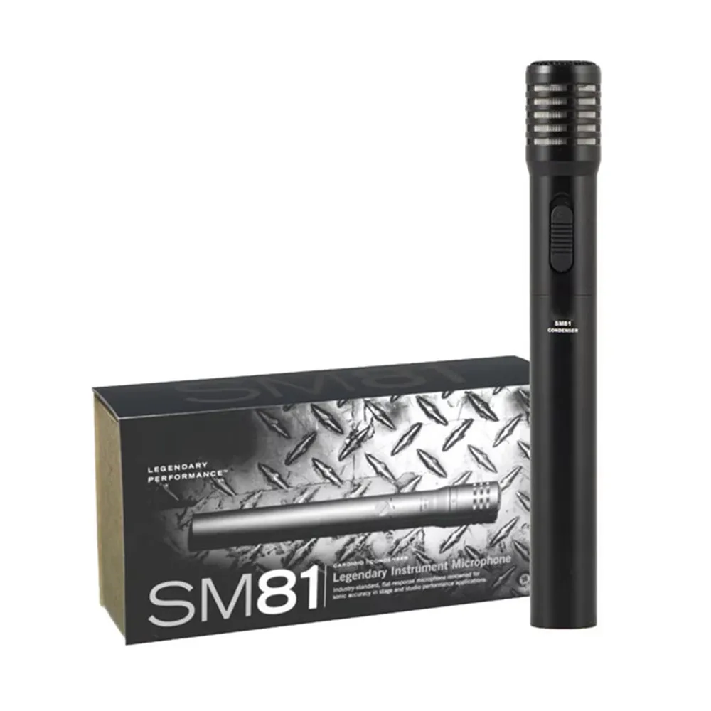ThaiKenGine SM81 Microphone à condensateur filaire cardioïde professionnel micro d'enregistrement de Studio de haute précision 3