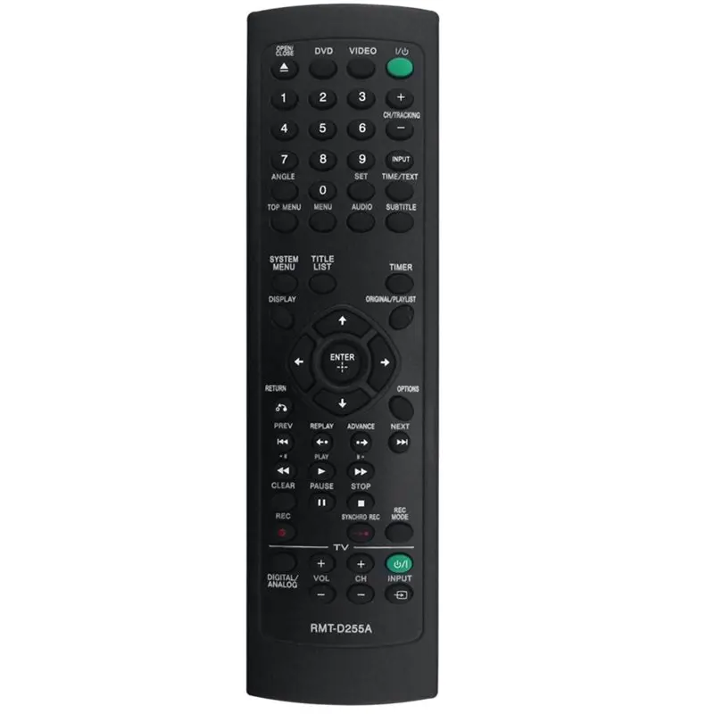 [B24B!】 RMT-D255A Replacement Remote Control For Sony VCR DVD Player Models RDR-RDRVX535 RDRVX560VX535 RDR-VX560