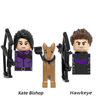 Heros Mini Action Hawkeye Toys Figures Kate Bishop Compatible Building Blocks Assembly Brick Figures Toys For Children Gifts