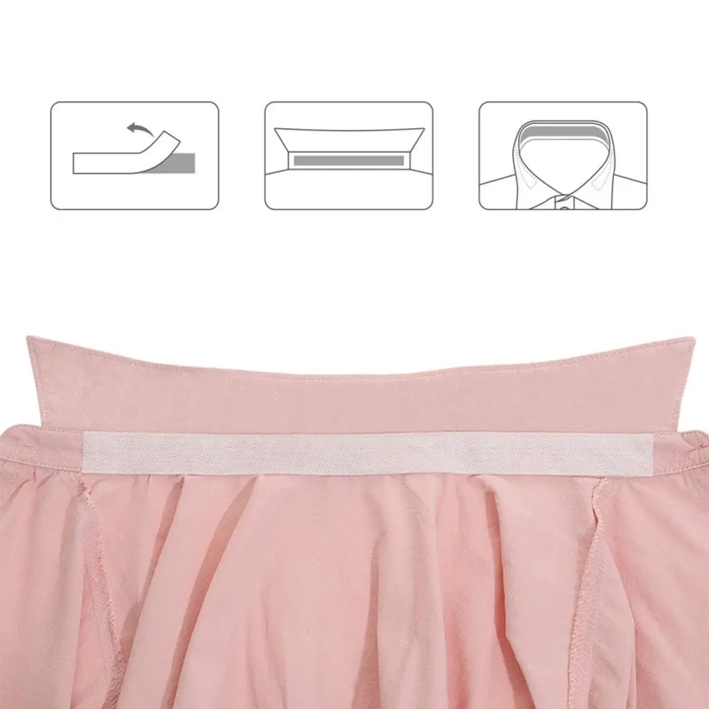 使い捨て襟用汗取りパッド、目に見えない汗止めパッド、衣類、帽子、tシャツ用8mパッド