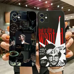 Hannibal Will Graham Phone Case For iPhone15,14,13,12,11,Pro,Max,Plus,Mini,X,XS,XR,8,7,6,S,Plus,SE Soft Black Case