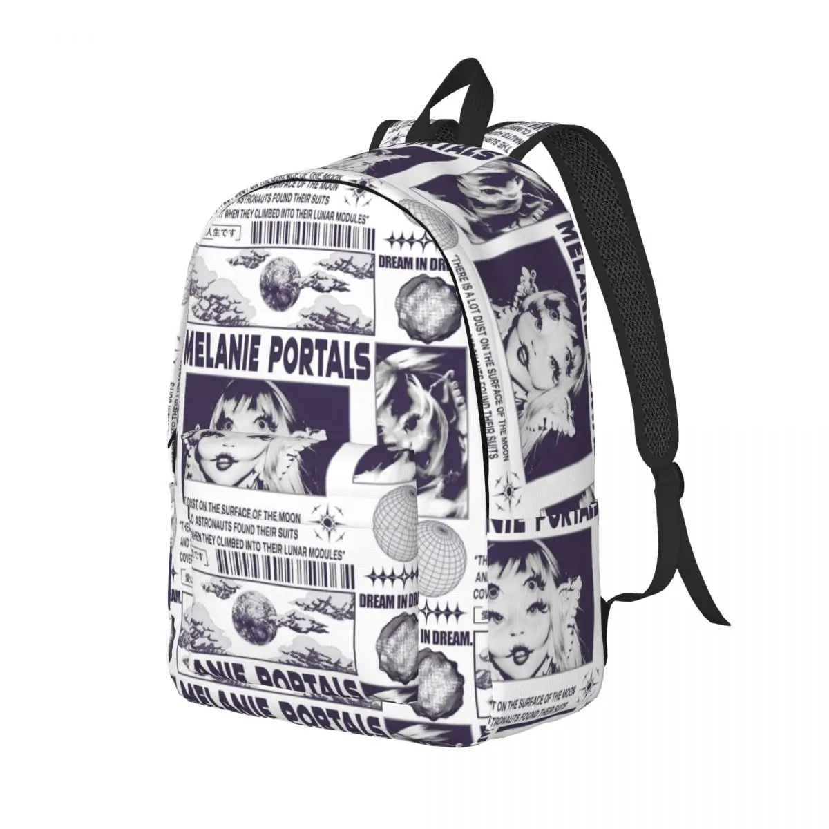 Melanie Portals Backpack for Men Women Fashion Hiking Travel Daypack Melanie Martinez Cry Baby Laptop Computer Canvas Bag