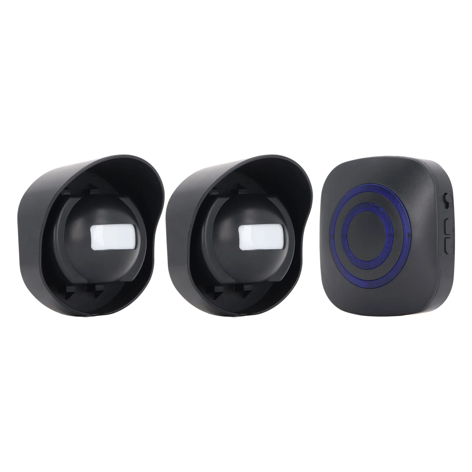 Allarme sensore di movimento esterno Allarme vialetto a 4 livelli di volume 328 piedi a lungo raggio 110‐240 V Resistente agli agenti atmosferici per negozi aziendali domestici