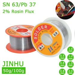 50g/100g CF-10 Solder Wire Tin 0.5/0.6/0.8/1.0/1.2/1.5/2.0mm Roll Clean Rosin Welding Core Soldering Wire Flux Reel Tube