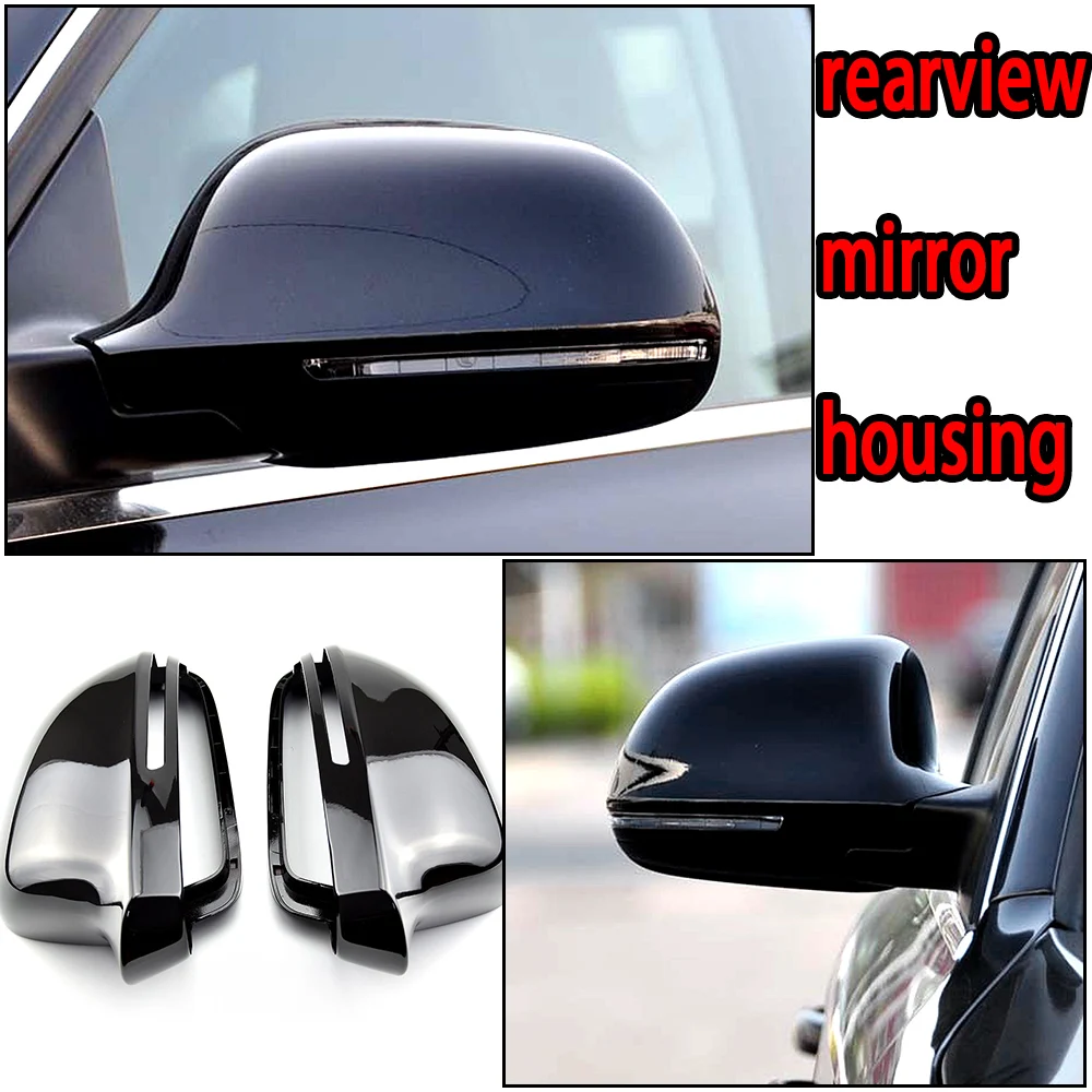 2 pçs padrão de carbono tampa do espelho retrovisor lateral do carro para audi a3 8p a4 b8.5 a5 s5 rs4 rs5 2011-2015 tampa do espelho retrovisor enseada