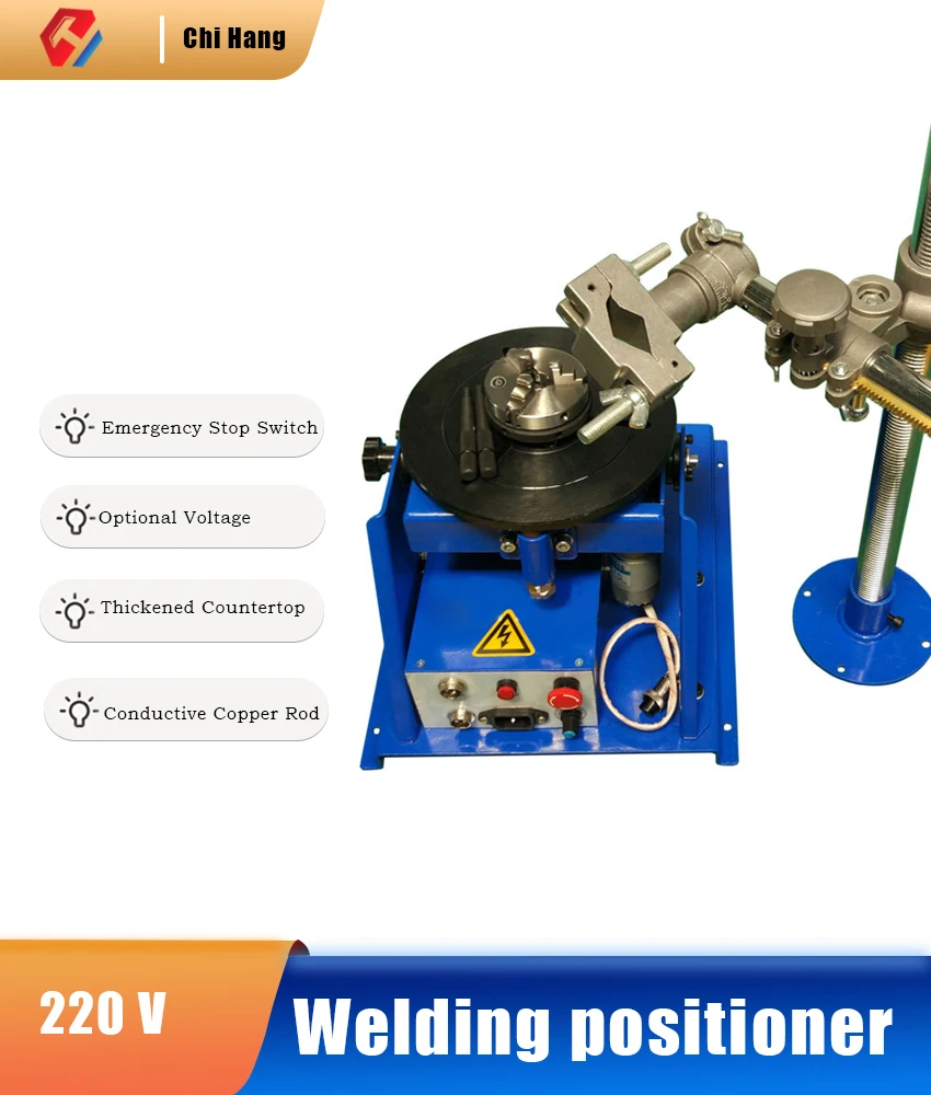 10kg positioner small turntable welding positioner argon arc automatic positioner welding positioner 65 chuck