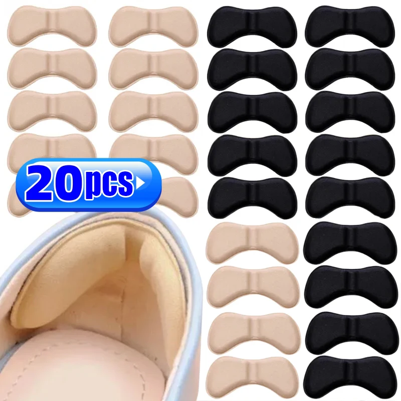 2/20pcs Insoles Patch Heel Pad for Sport Shoes Adjustable Size Heel Pad Pain Relief Cushion Insert Insole Heel Protector Sticker