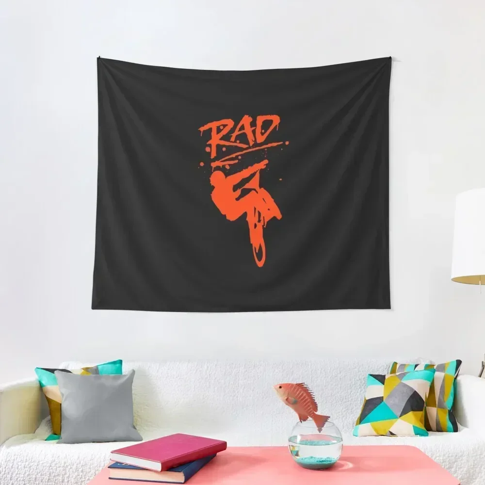 

RAD Graffiti Redesign with Radical BMX Bike Tapestry Room Decoration Accessories Aesthetic Room Decor Tapestry