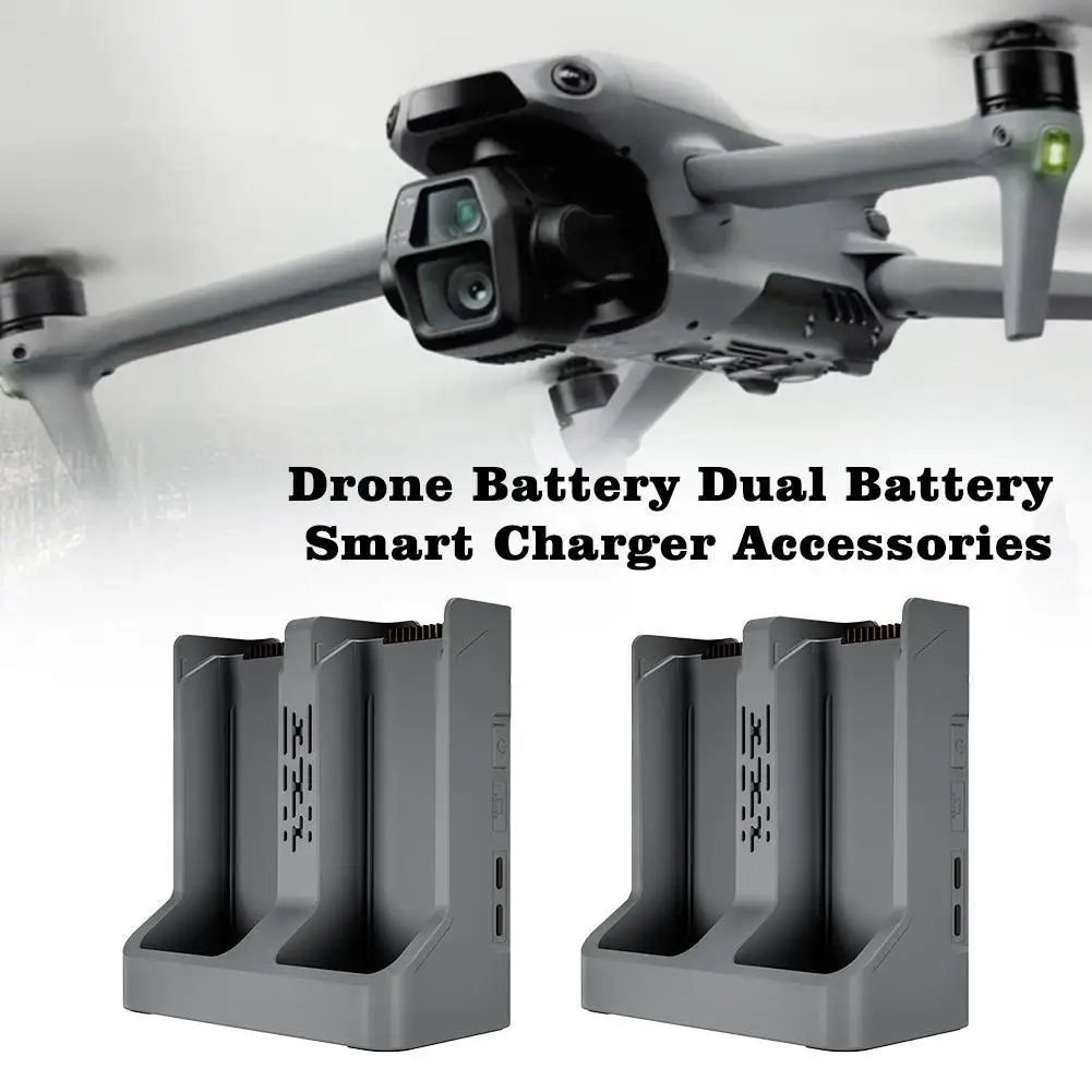 VOOR DJI Air 3S Twee-weg Batterij Fast Charge Manager Drone Oplaadcompartiment Opbergdoos Anti-Overvoltage batterij Oplaadstation