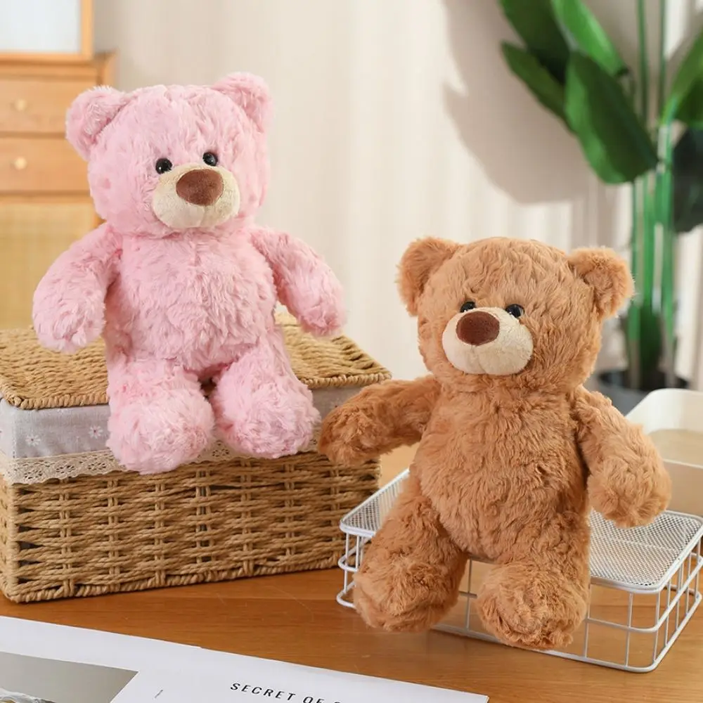 Soft Animal Bear Plush Doll Cartoon Stuffed Brown Bear Plush Toy 30cm Simulation Bear Stuffed Dolls Boys Girls
