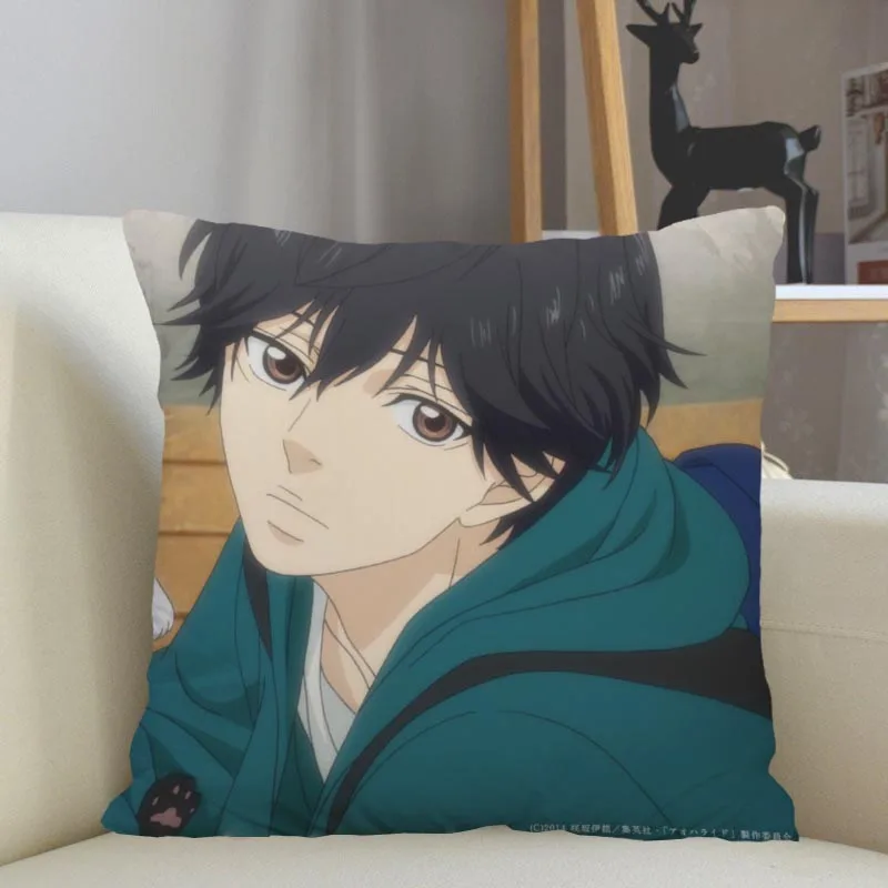 Musife Custom Ao Haru Ride Pillowcase Home Decoration 45x45cm Zipper Square Pillowcase Throw Pillow Cover Drop Shipping 04.24