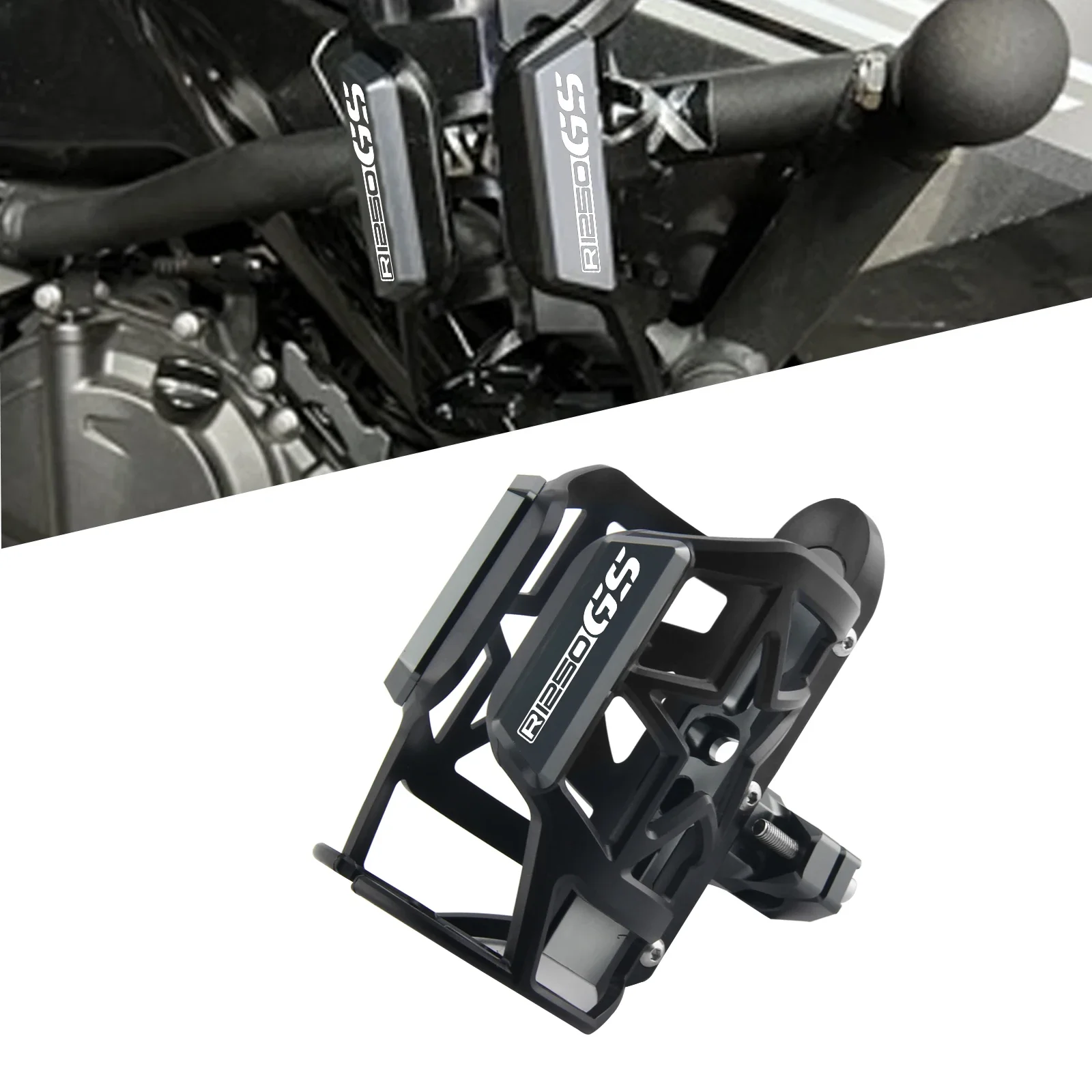 For BMW R1200GS R1250GS Motorbike Beverage Water Bottle Cage Drink Cup Holder Sdand Mount Accessories R 1250 1200 GS Adventure