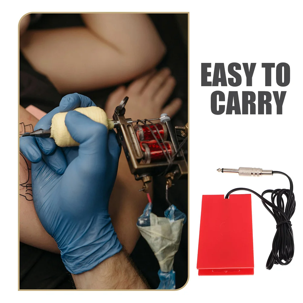 2 قطعة دواسة القدم الوشم التحكم عدم الانزلاق اللمس التبديل المكونات إمدادات الطاقة لملحقات آلات الوشم #2