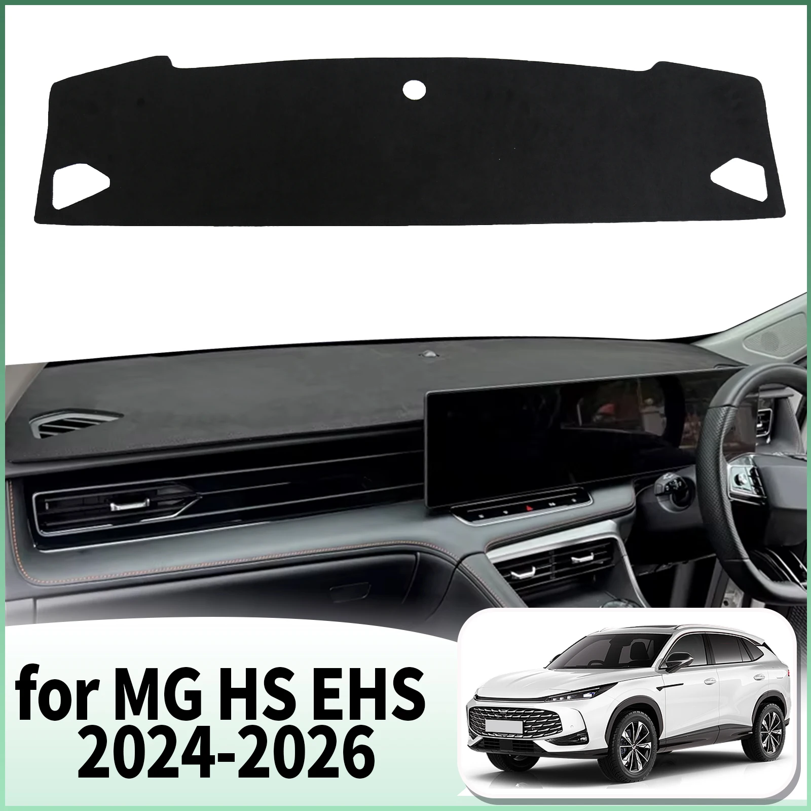 fit for MG HS EHS 2024 2025 2026 PHEV Special Customized Dashboard Cover Anti‑Glare Sunshade Pad Dash Mat Interior Accessories