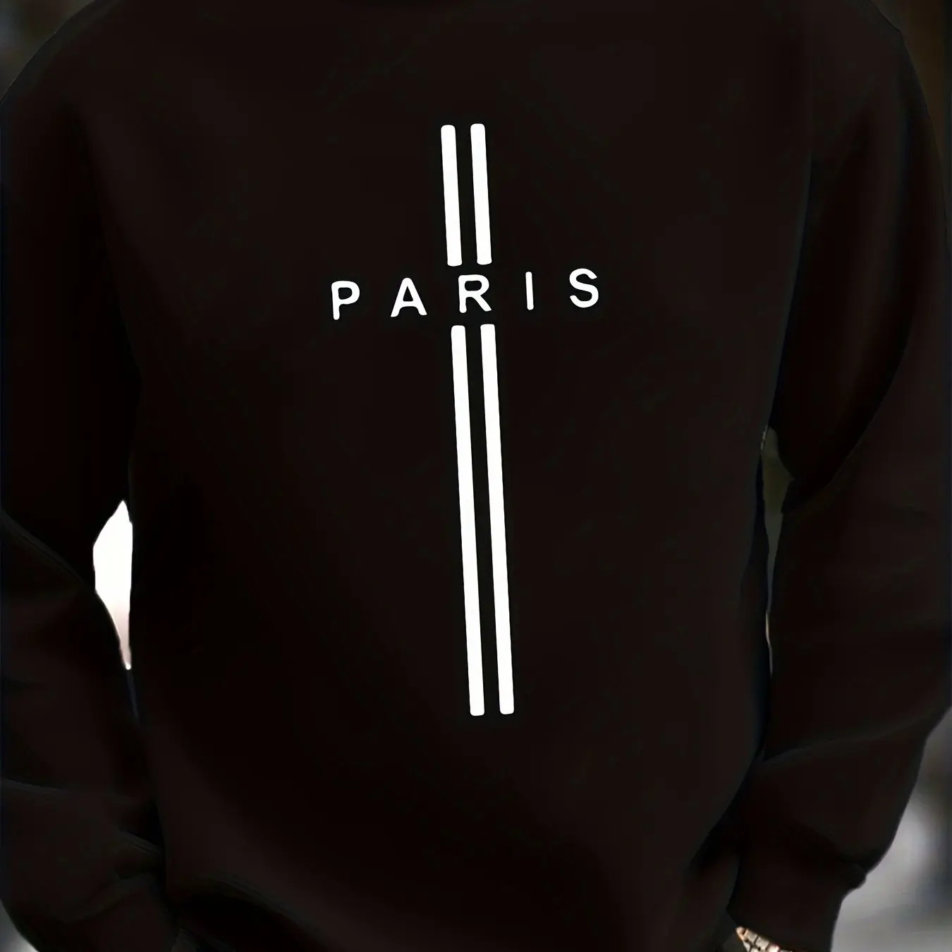 Autumn Men's Basic Round Neck Hoodie Top Men's Street Wear Casual Daily Long Sleeve Clothes Men's Comfortable Versatile Hoodie