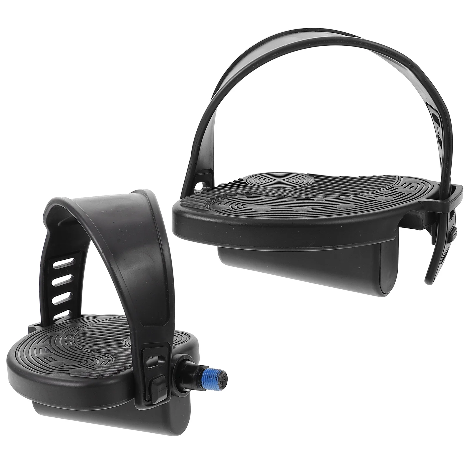 

2Sets Durable Indoor Bike Pedals Anti-Slip Exercise Bike Accessories Pedal Straps Fitness Cycling Replacements