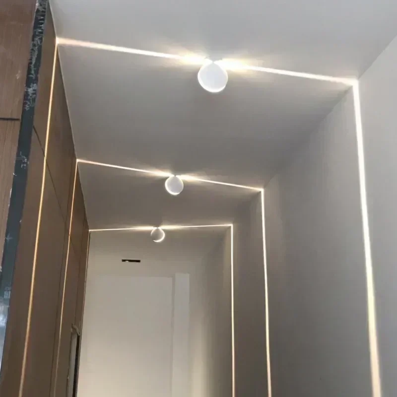 ShinyYing 10W RGB Window Sill Light, IP65 Waterproof Aluminum Narrow Beam Wall Washer, Remote Control for Corridor Staircase