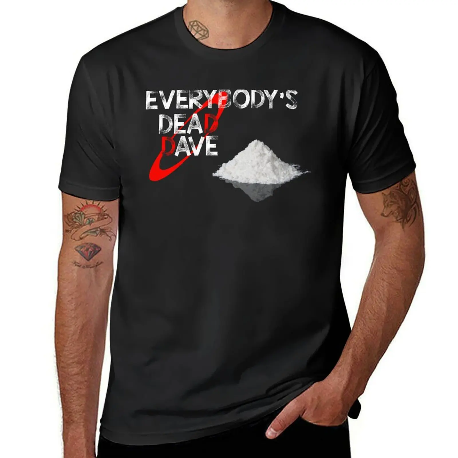 Everybody's Dead Dave T-Shirt boys animal print quick-drying plus sizes anime t shirt men