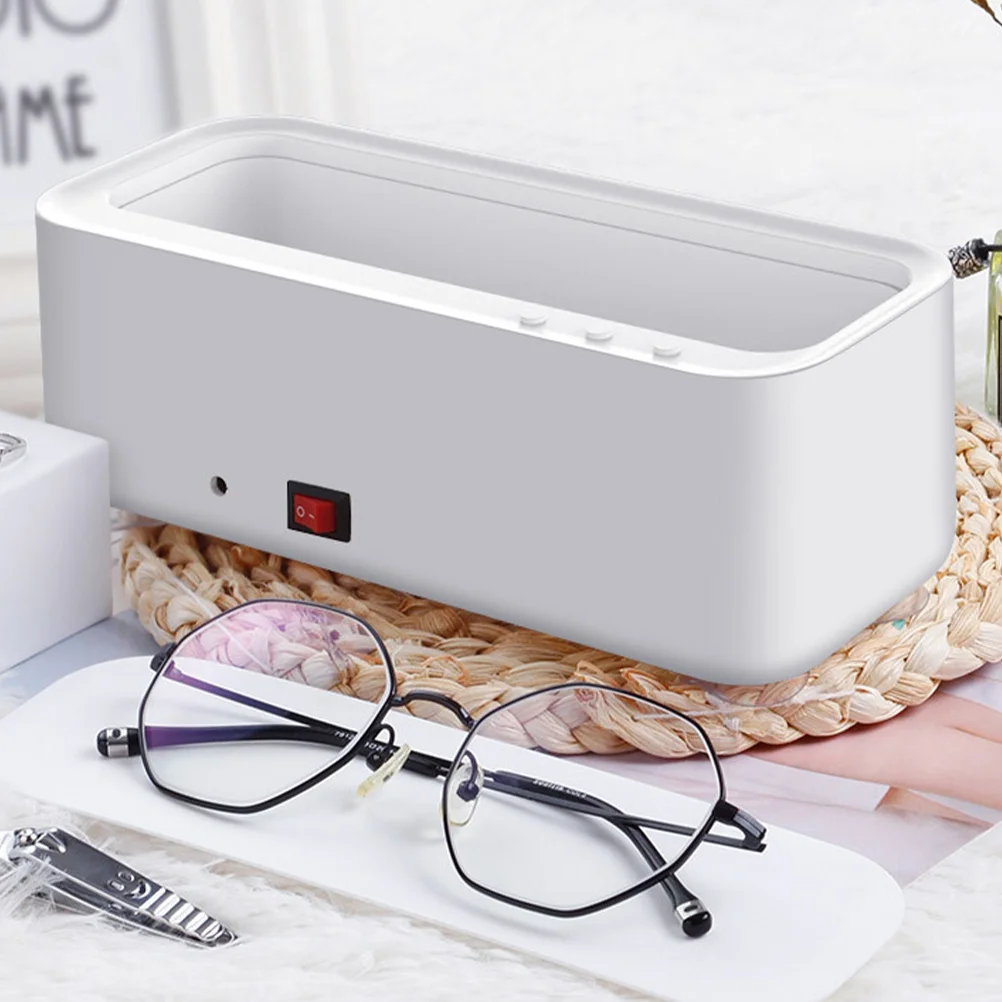 جهاز تنظيف المجوهرات، غسالة بالموجات فوق الصوتية المحمولة القابلة لإعادة الشحن عبر USB لحاوية تنظيف أطقم الأسنان الدائرية #3