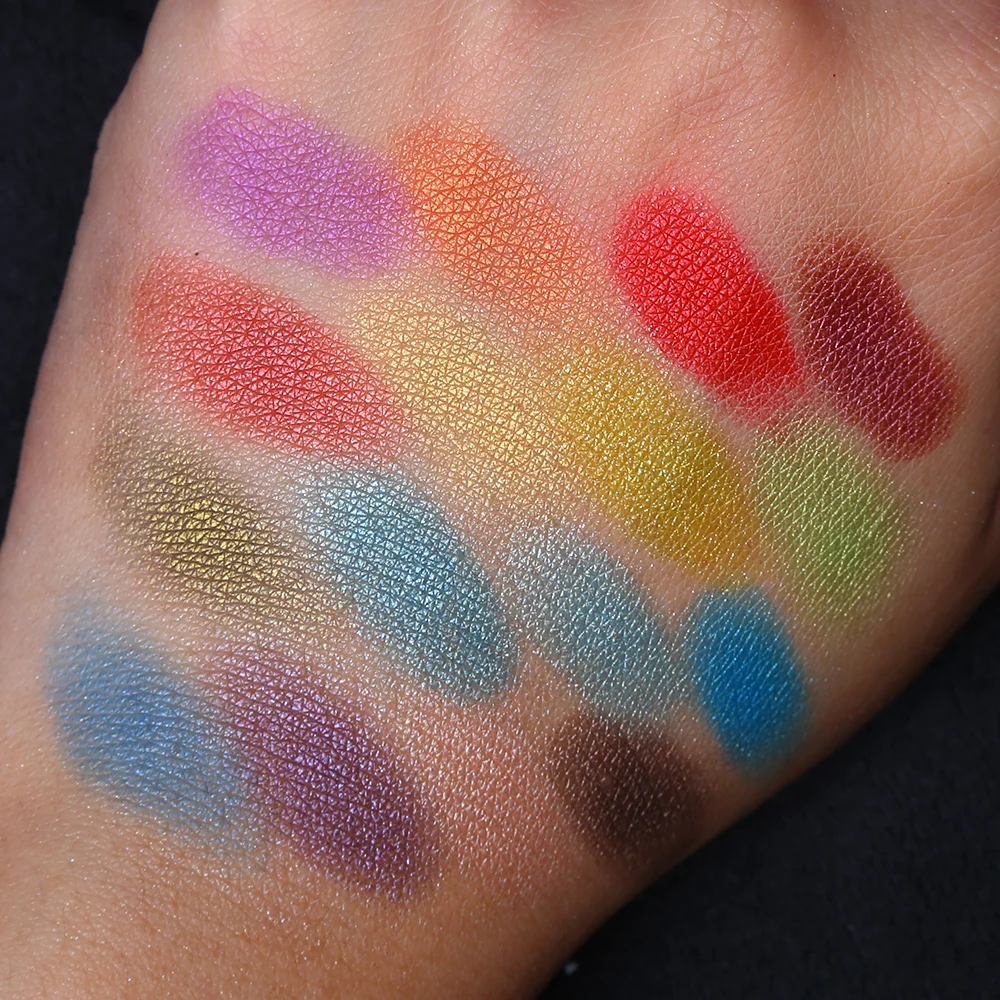 UCANBE-paleta de sombras de ojos Spotlight, 40 colores, brillo, mate, polvo pigmentado, comprimido, Kit de maquillaje