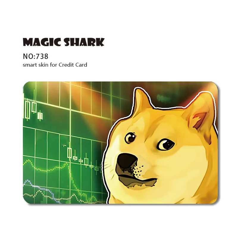 High Quailty Game Anime Dog Spide Simp Card Film Sticker Skin Cover Case for Small Large No Chip Credit Debit Card