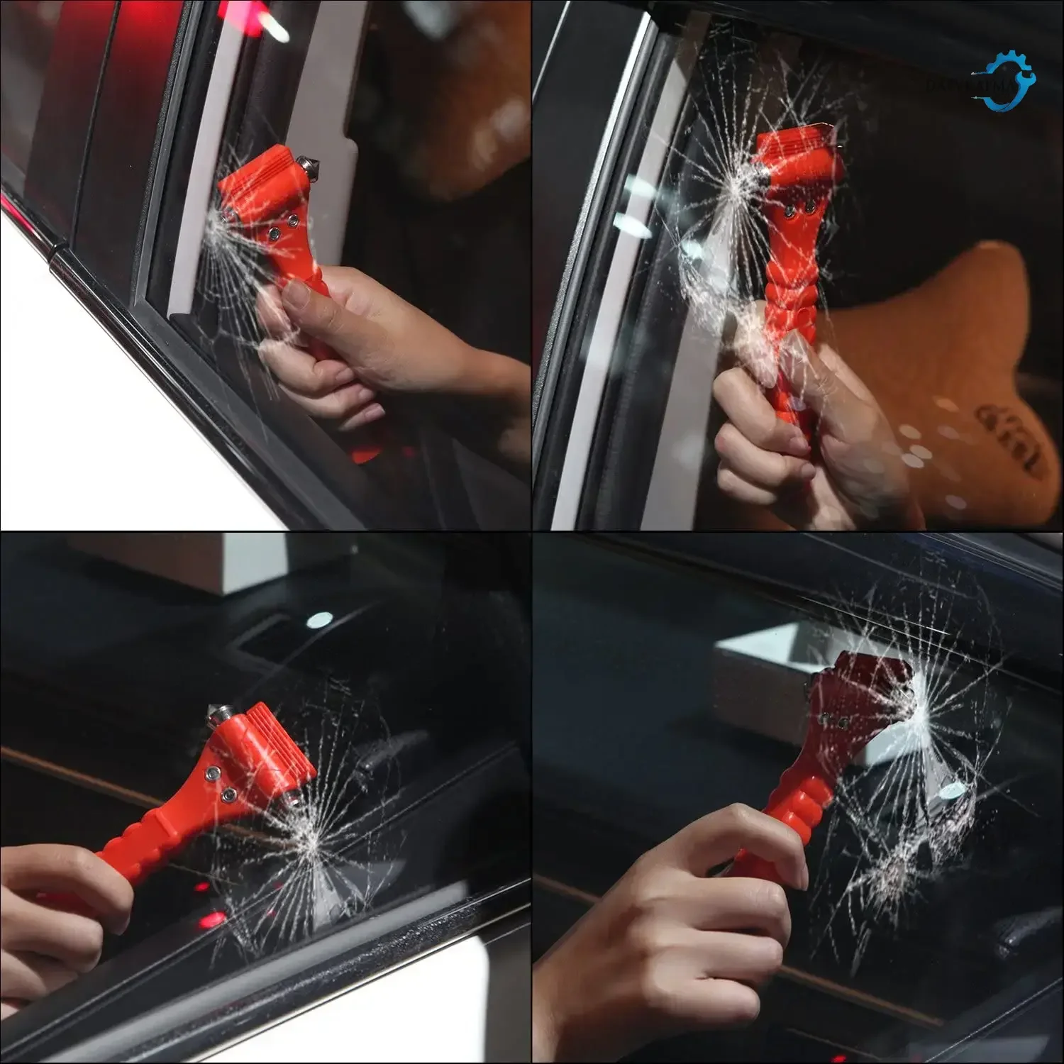 Vehicle Safety Hammer 1/2/4pcs  Emergency Break Window Glass Easy Use For Car Window  Survival Life Rescue Tools Escape Tools view 4