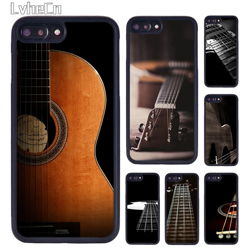 Wood Acoustic Electric Guitar Phone Case Cover For iPhone 14 15 16 13 12 Mini Max Cover For Apple 11 Pro Max 8 7 Plus SE2020