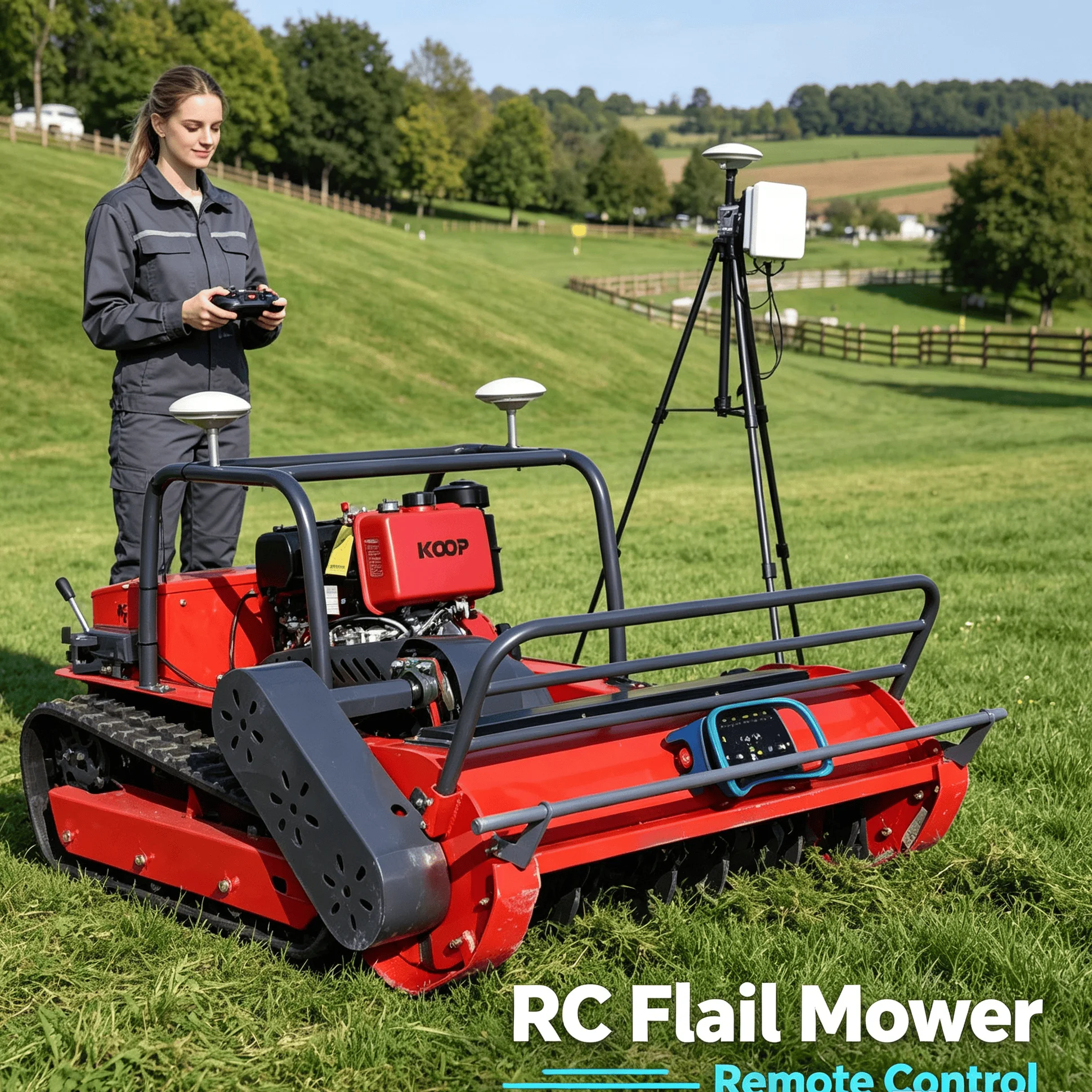 Customized High-end Villa Yard garden mower Autonomous RC Mower, Stable Vibration Offers Smooth Continuous Mowing Experience