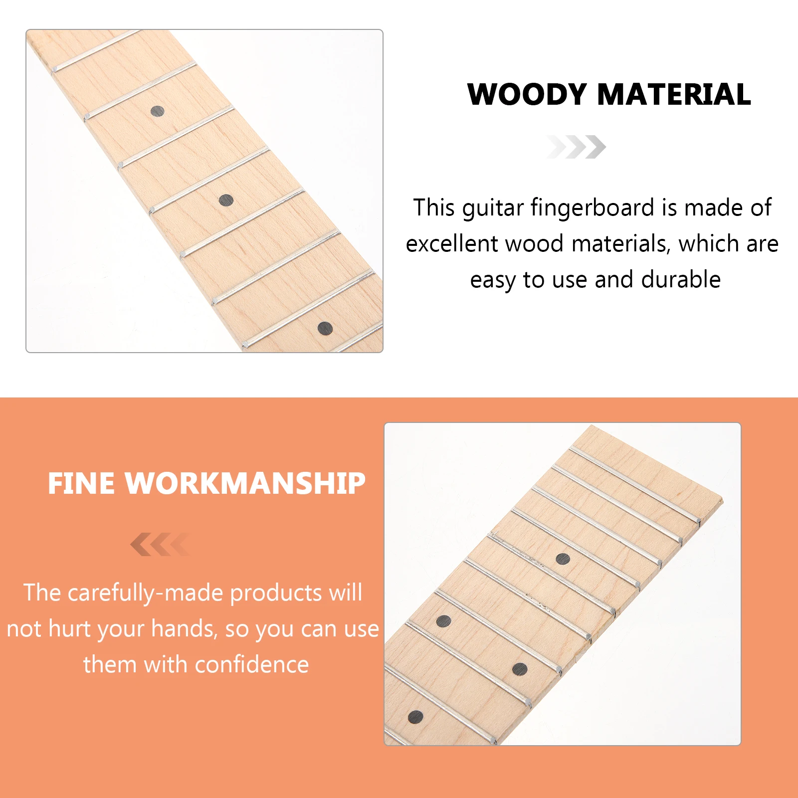 

Solid Wood Guitar Fretboard Replacement Superior Craftsmanship Ukulele Accessory