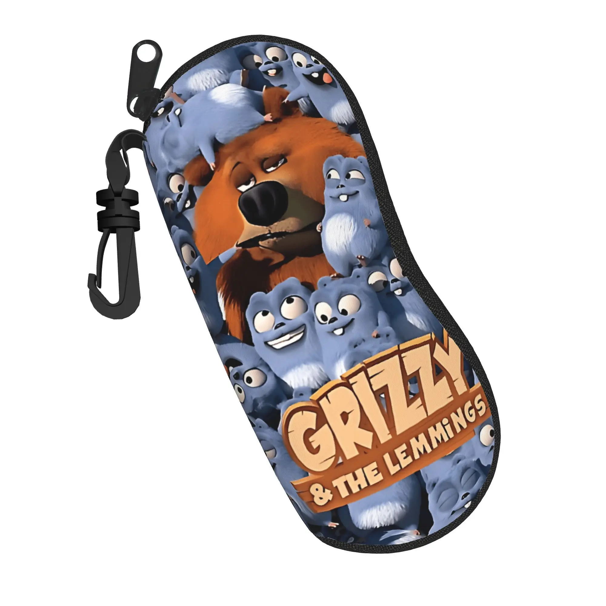 Grizzly and Lemmings Survival Journeys Glasses Case Cover  Zipper Sunglasses Pouch Outdoor Glasses Box Male Female Eyewear Bag